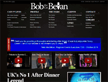 Tablet Screenshot of bobthecatbevan.com
